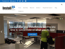 Tablet Screenshot of installex.com.au